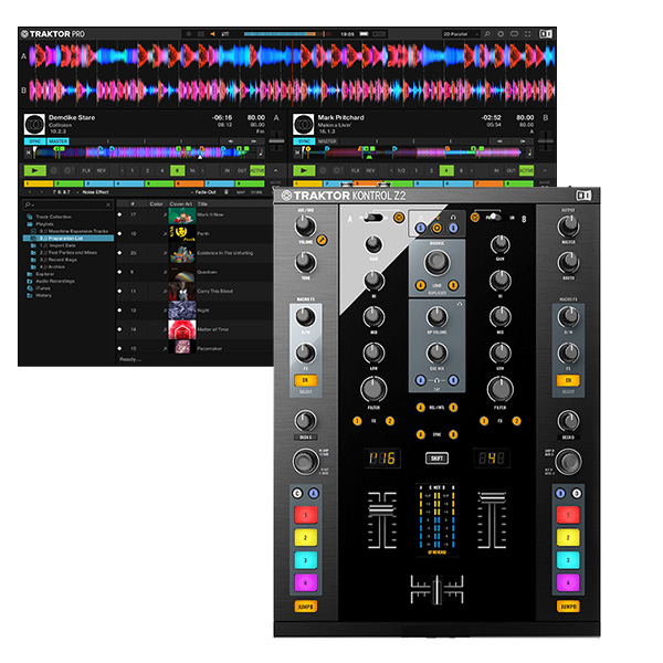 TRAKTOR Kontrol Z2 / Native Instruments(ãã¤ãã£ãã¤ã³ã¹ãã¥ã«ã¡ã³ã)  ã TRAKTOR SCRATCH PRO 2ãåæ¢±ã DVSå¯¾å¿DJãã­ãµã¼